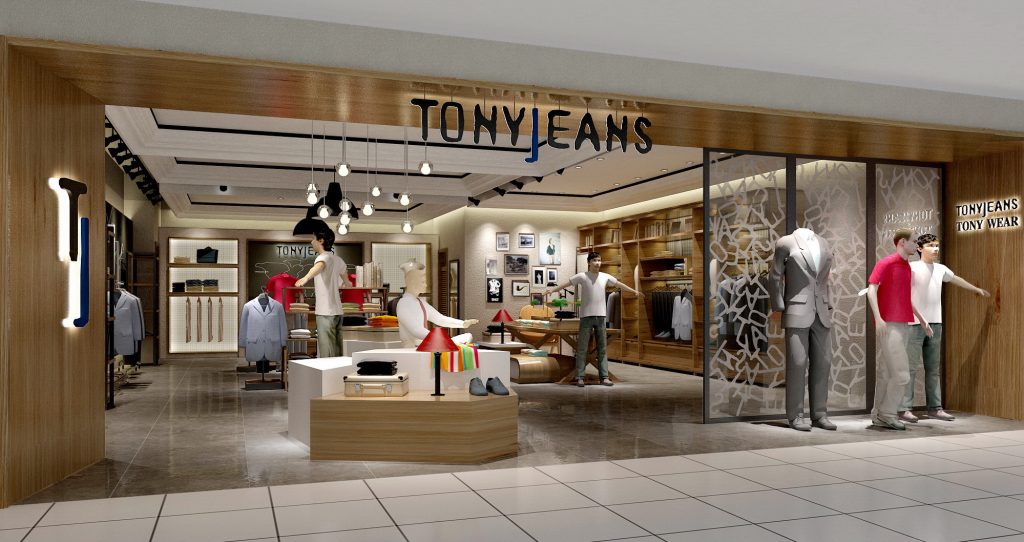 TONYJEANS 零售行业装饰设计